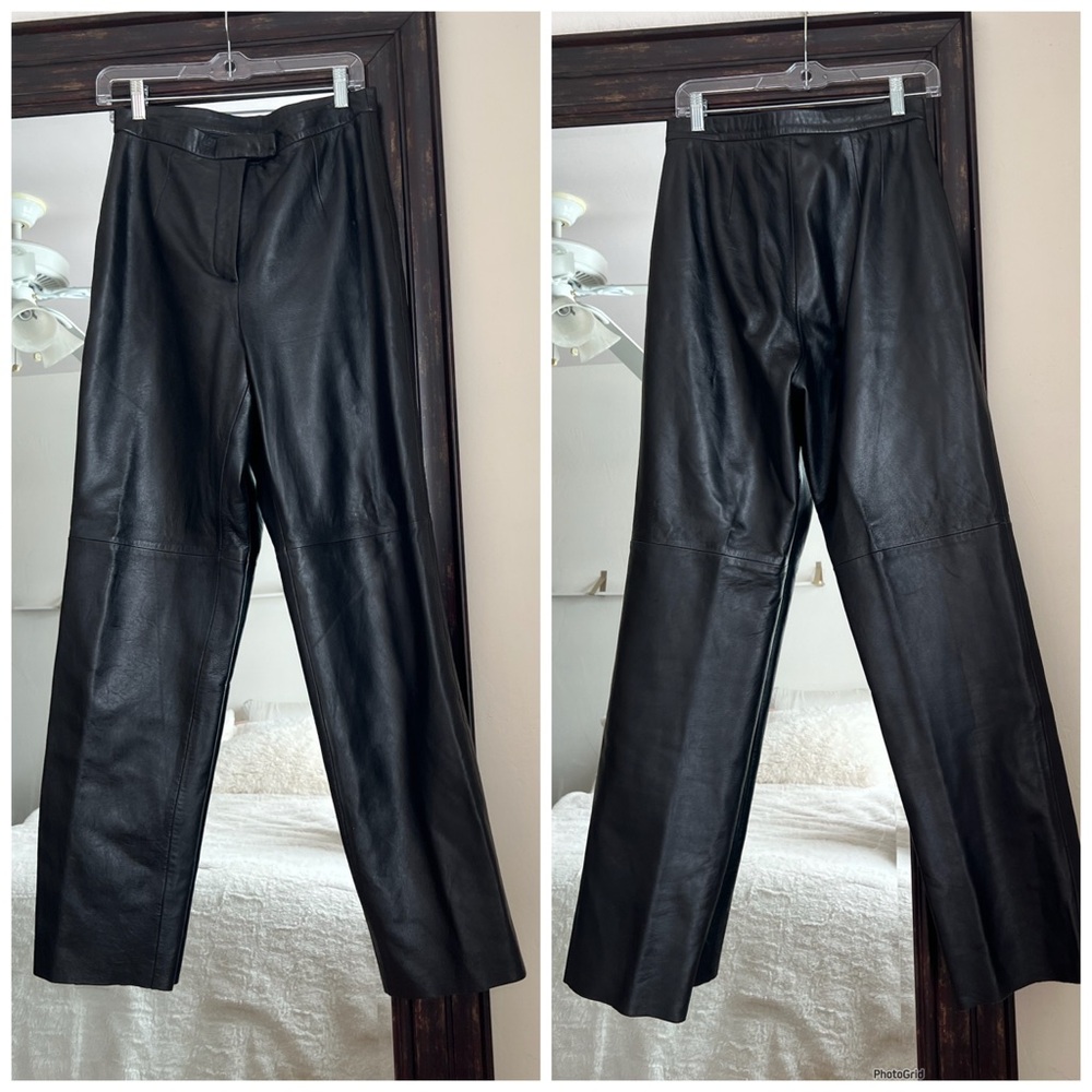 JLC New York 100% Leather Pants
